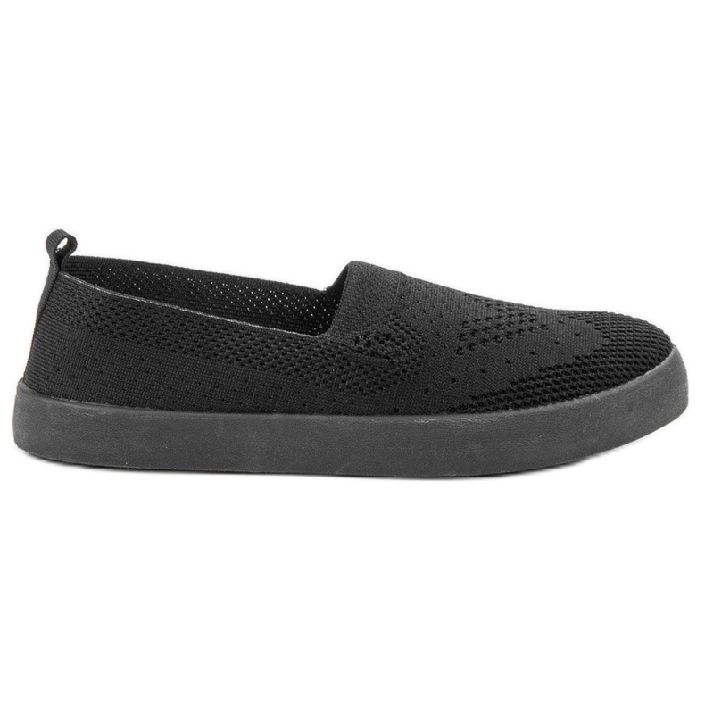 SHELOVET Textile Slipons black SHELOVET Textile Slipons black