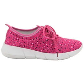 Bona Sport Shoes With Polka Dots violet