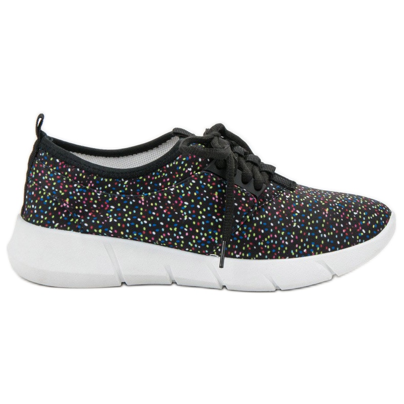 Bona Sport Shoes With Polka Dots black Bona Sport Shoes With Polka Dots black