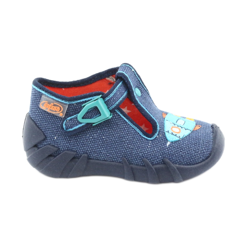 Befado children's shoes 110P356 navy blue blue