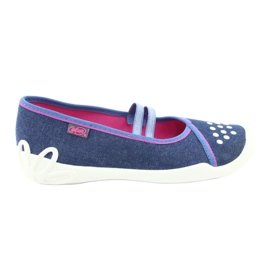 Befado children's shoes 116Y253 navy blue blue pink Befado children's shoes 116Y253 navy blue blue pink