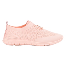 SHELOVET Textile Sport Shoes pink