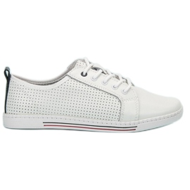 Filippo Leather brogues white