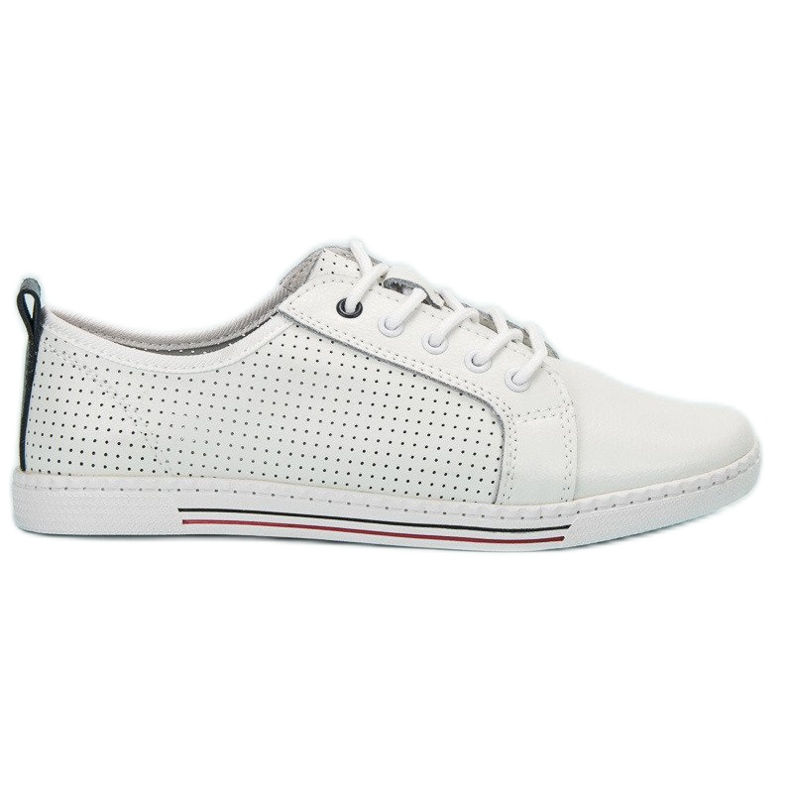 Filippo Leather brogues white