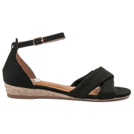 Clowse Suede Sandals black