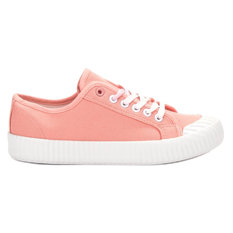 SHELOVET Salmon Sneakers orange multicolored