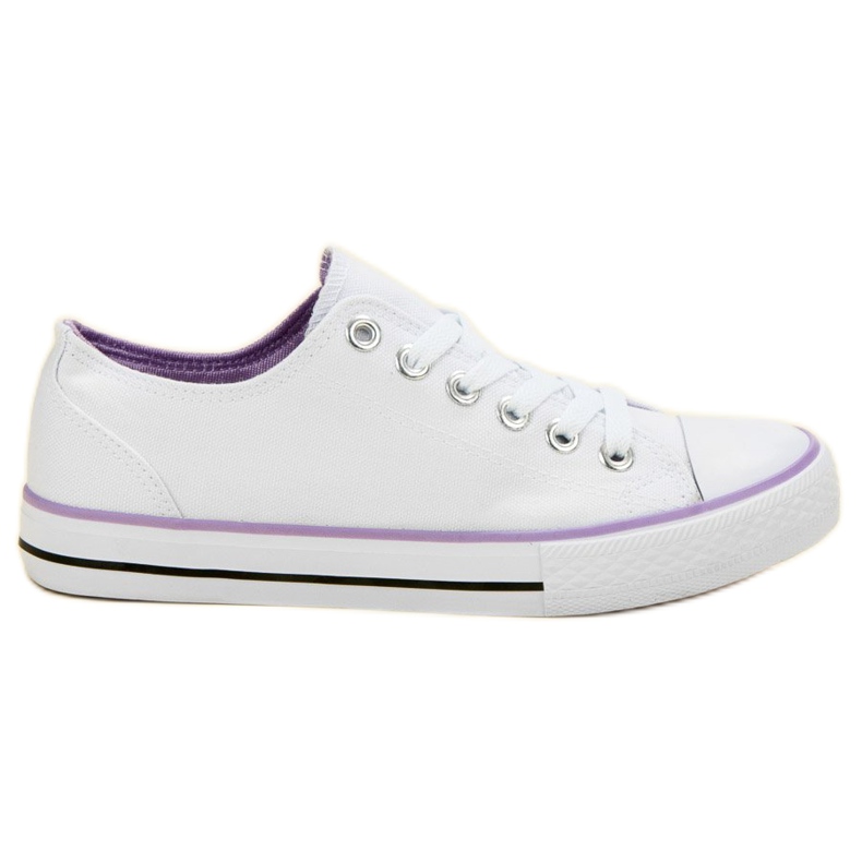 SHELOVET Classic white sneakers