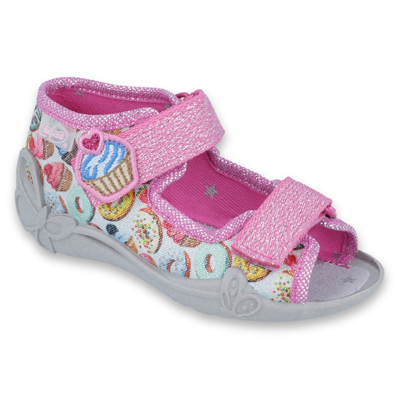 Befado children's shoes 242P092 pink multicolored