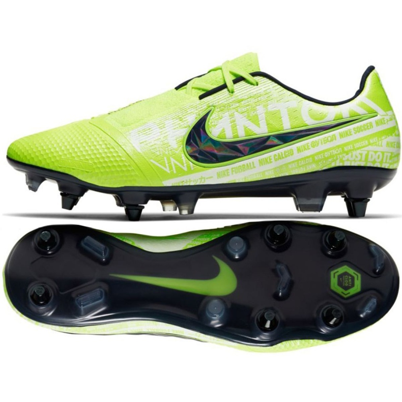 Nike Phantom Venom Elite Sg Pro Ac M AO0575-717 football shoes multicolored green