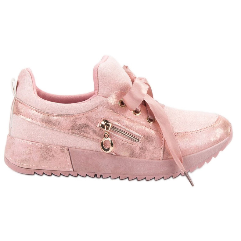 SHELOVET Brocade shoes pink SHELOVET Brocade shoes pink