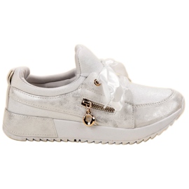 SHELOVET Brocade shoes white SHELOVET Brocade shoes white
