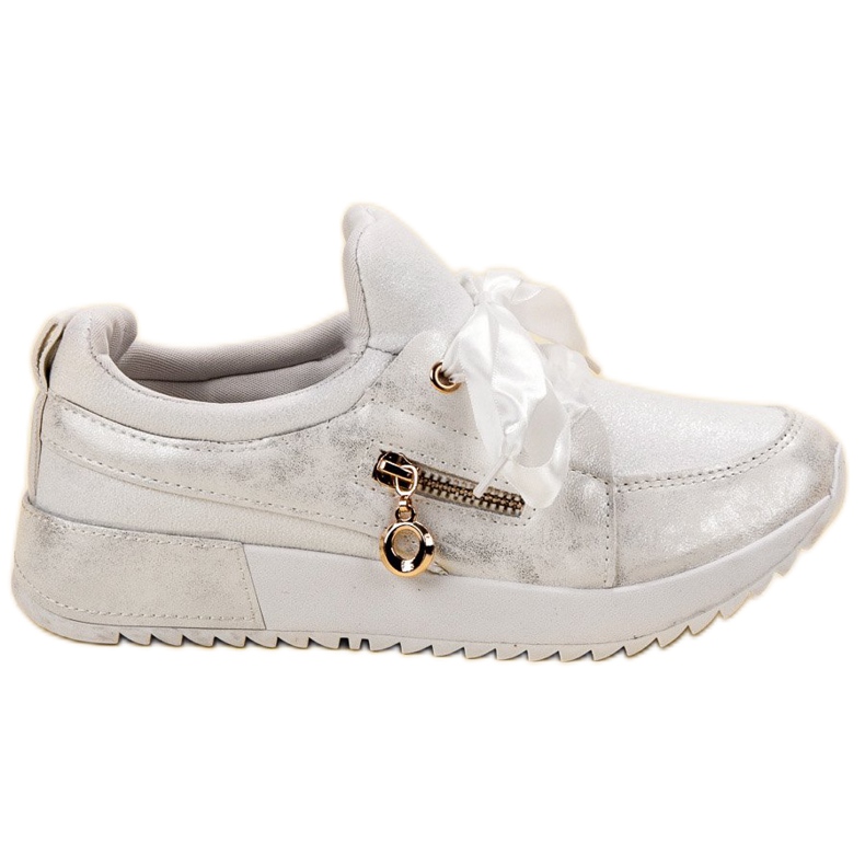 SHELOVET Brocade shoes white SHELOVET Brocade shoes white