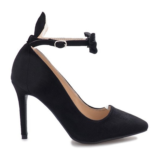 Black Dixon bunny heels