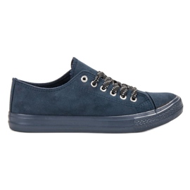 McKey Comfortable Navy Blue Sneakers McKey Comfortable Navy Blue Sneakers