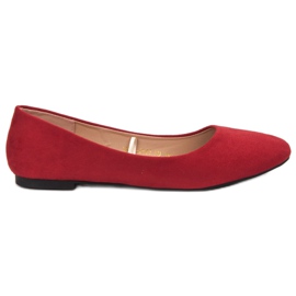 VINCEZA red ballerinas