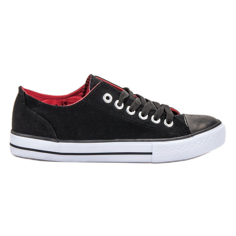 SHELOVET Classic Black Sneakers