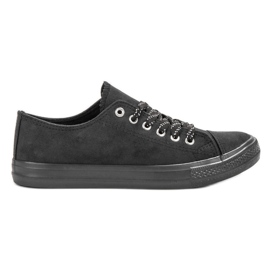 McKey Comfortable Black Sneakers McKey Comfortable Black Sneakers