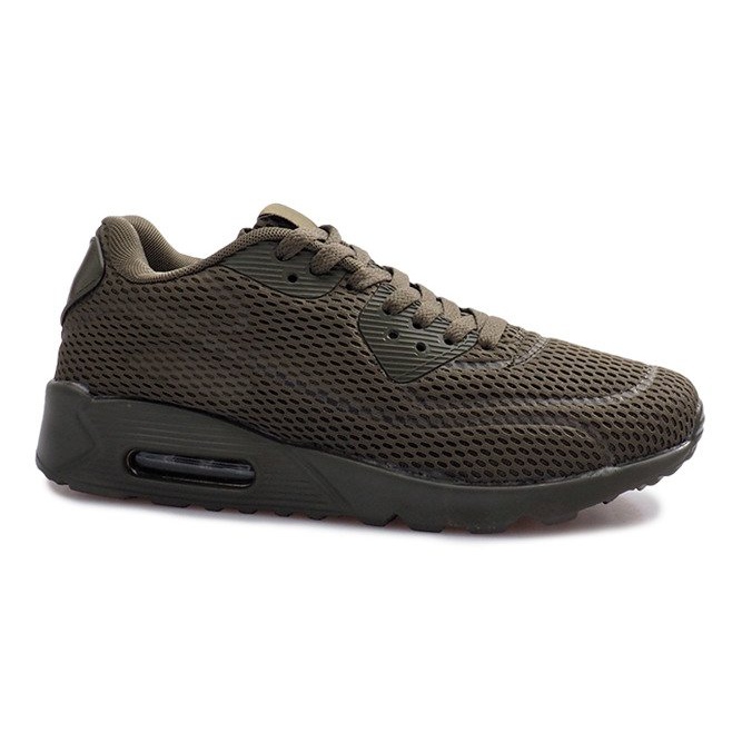 Green Mesh Sport Shoes multicolored