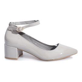 Renda Gray high-heeled pumps from Soulja grey