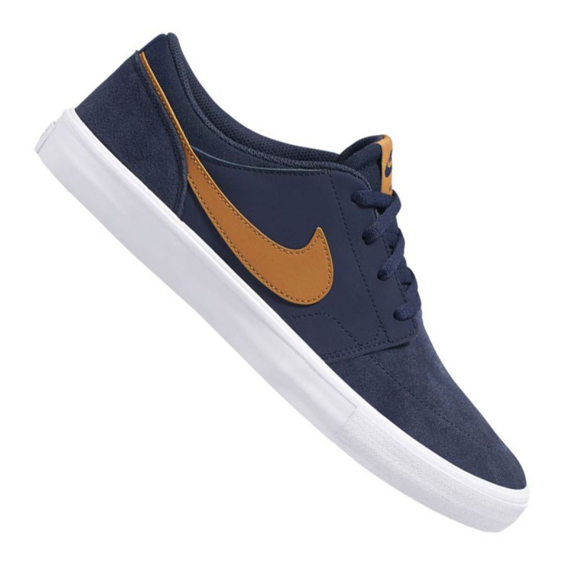 Nike Sb Solarsoft Portmore Ii M 880266-402 shoe navy blue