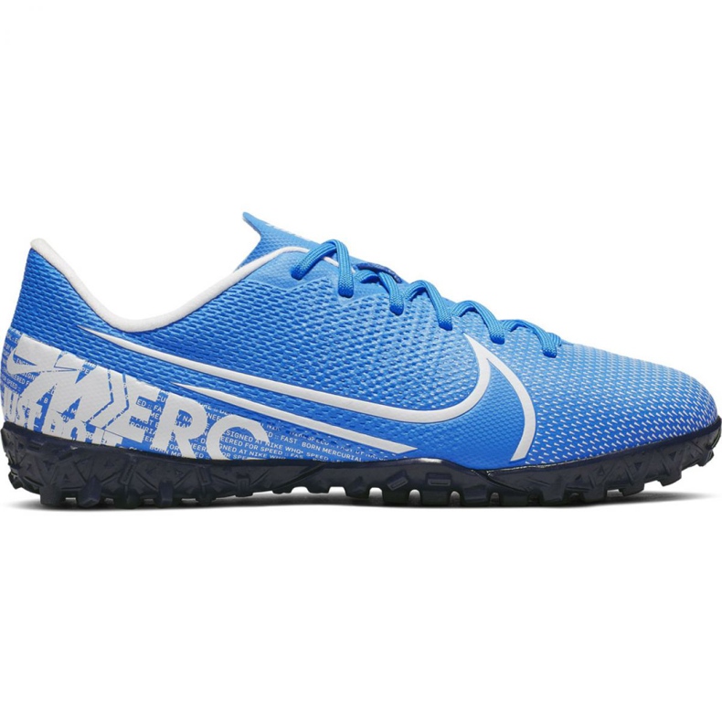 Nike Mercurial Vapor 13 Academy Tf Jr AT8145 414 soccer shoes blue