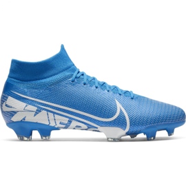 Nike Mercurial Superfly 7 Pro Fg M AT5382 414 soccer shoes blue