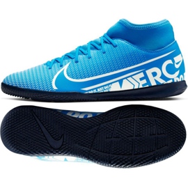 Indoor shoes Nike Mercurial Superfly 7 Club Ic M AT7979-414 blue blue