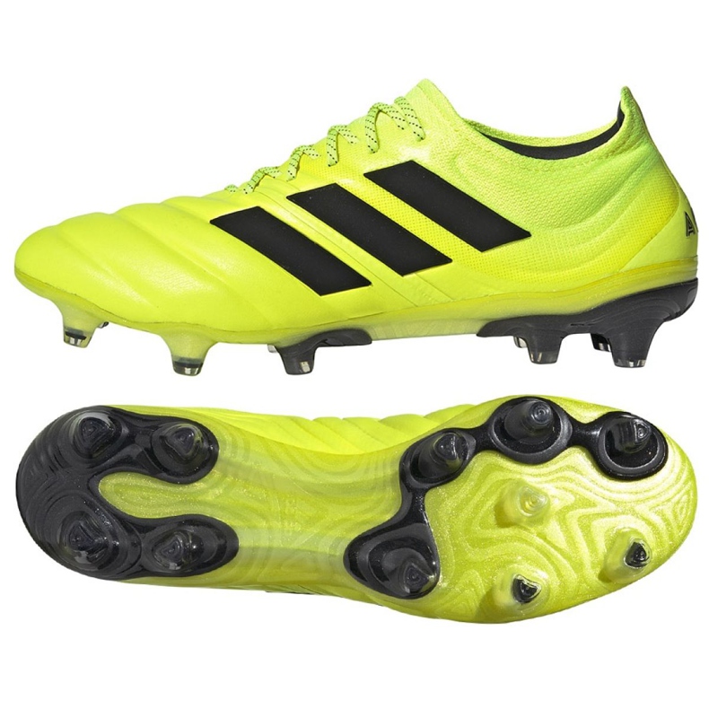 Adidas Copa 19.1 Fg M F35519 football boots yellow yellow