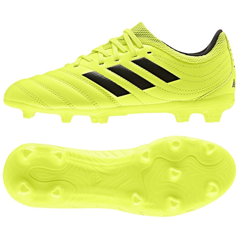 Adidas Copa 19.3 Fg Jr F35466 football boots yellow yellow