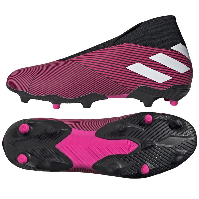 Adidas Nemeziz 19.3 Ll Fg M EF0372 football boots pink multicolored Adidas Nemeziz 19.3 Ll Fg M EF0372 football boots pink multicolored