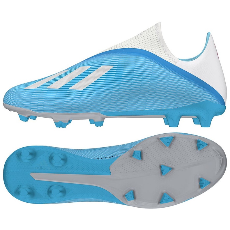 Adidas X 19.3 Ll Fg M EF0598 football shoes blue blue