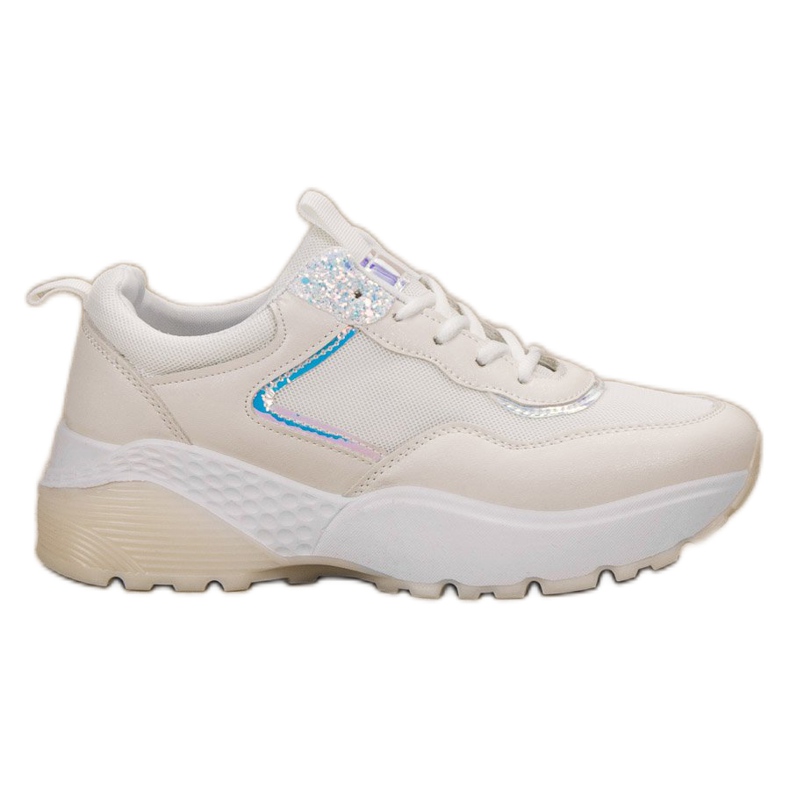 SHELOVET Lace-up Sneakers white