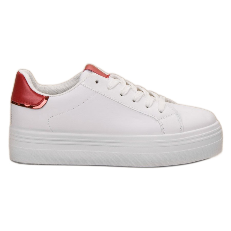 SHELOVET Fashionable Sports Shoes white red