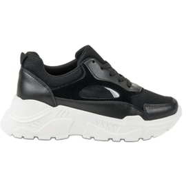 SHELOVET Fashionable Sneakers black SHELOVET Fashionable Sneakers black