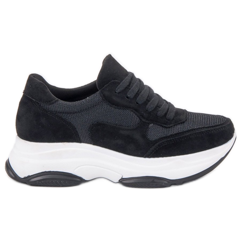Ideal Shoes Light Black Sneakers Ideal Shoes Light Black Sneakers
