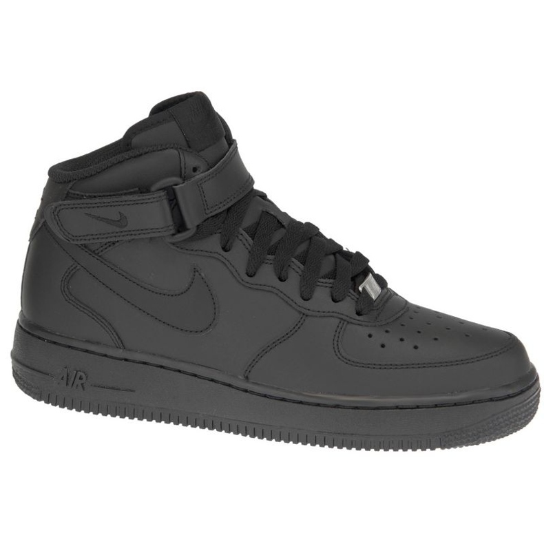 Nike Air Force 1 Mid Gs W 314195-004 shoes black Nike Air Force 1 Mid Gs W 314195-004 shoes black
