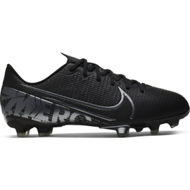 Nike Mercurial Vapor 13 Academy FG / MG Jr AT8123 001 soccer shoes black