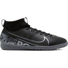 Football shoes Nike Mercurial Superfly 7 Academy Ic Jr AT8135 001 black