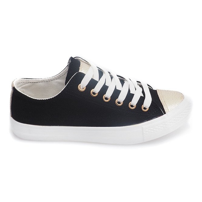 Black women's sneakers TL13