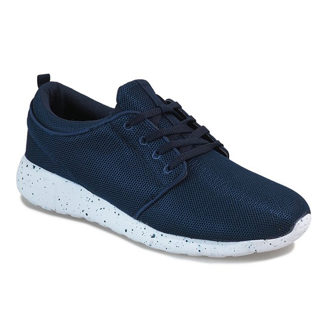 Navy blue men's sports shoes M634-1 Navy blue men's sports shoes M634-1