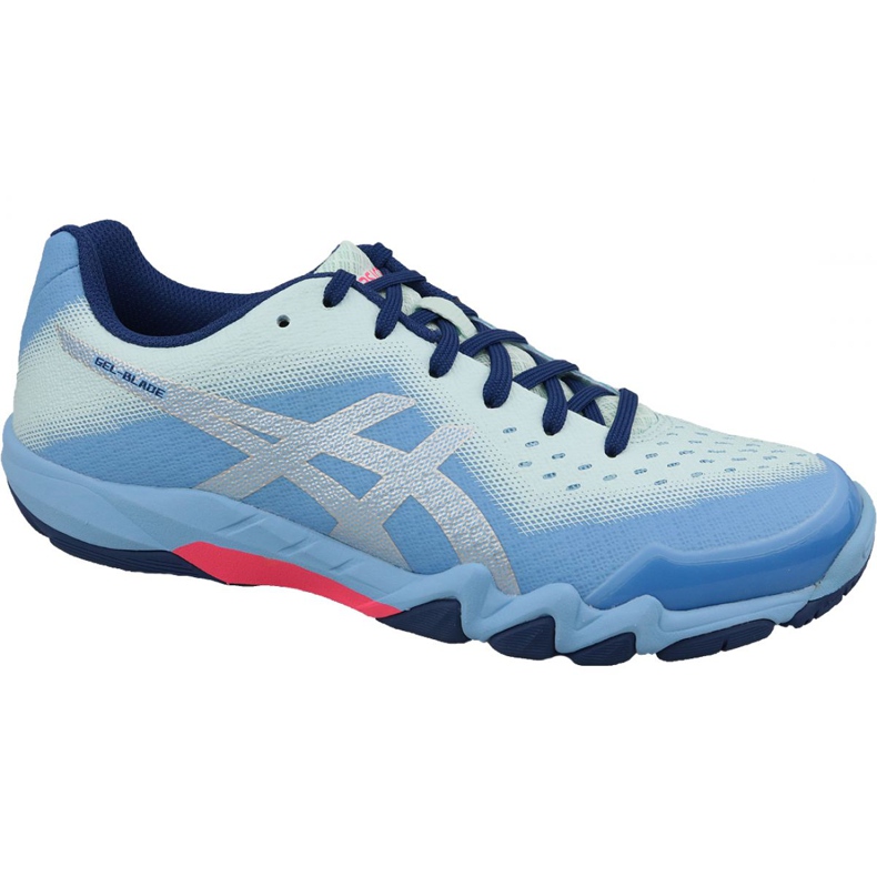 Asics Gel-Blade 6 W R753N-400 squash shoe blue blue Asics Gel-Blade 6 W R753N-400 squash shoe blue blue
