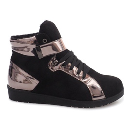 Warm Sneakers 2026-1 Black grey