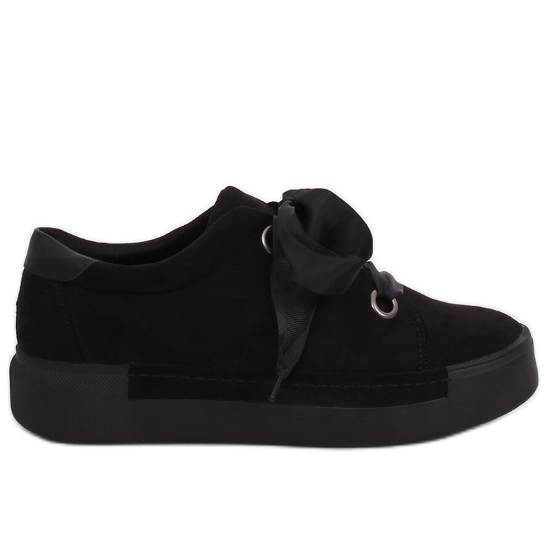 Black women's sneakers 1018 Black