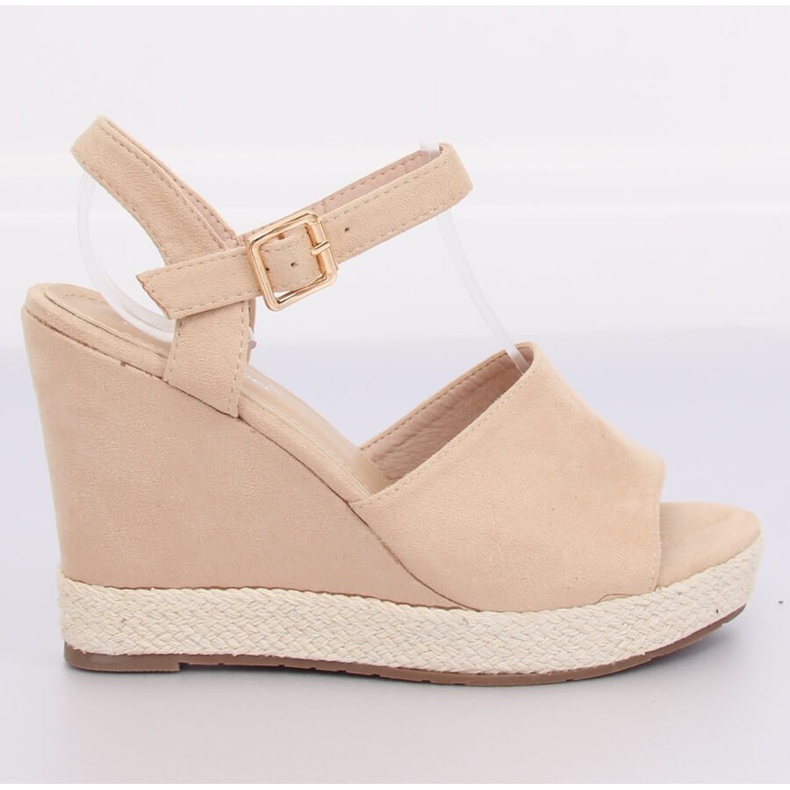 Sandals beige wedges FD-5M14 Beige Ii Gat