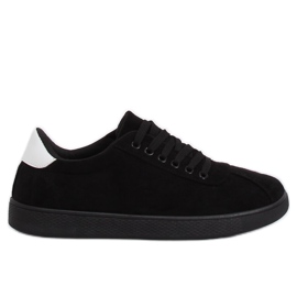 Black women's sneakers LX-9857 Black