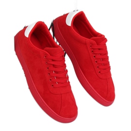 Red women's sneakers LX-9857 Red Red women's sneakers LX-9857 Red