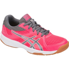 Asics Upcourt 3 Gs Jr 1074A005-700 volleyball shoes pink multicolored