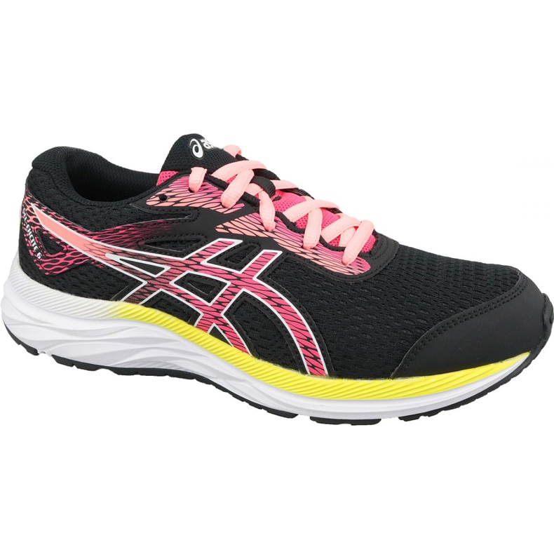Running shoes Asics Gel-Excite 6 Gs Jr 1014A079-002 black pink Running shoes Asics Gel-Excite 6 Gs Jr 1014A079-002 black pink