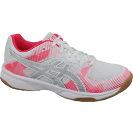 Asics Gel-Tactic Gs Jr 1074A014-101 volleyball shoes white grey
