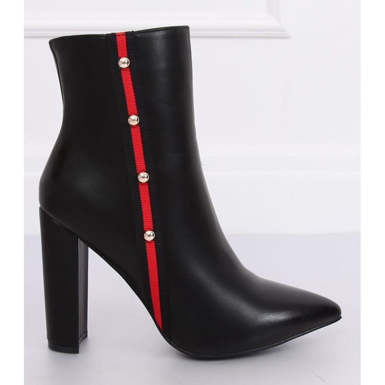 Ankle boots black NS063P Black